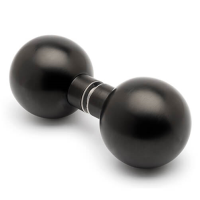 Door Knob - Round Ball Design - Anthracite Black