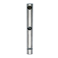 Double End Post - Glass Mount - 10mm Bar Rail