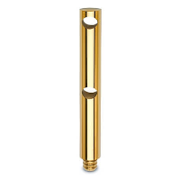 Double Rail Mid Post - Brass - 10mm Bar Railing