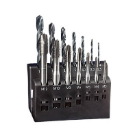 Drill Bit and Thread Tapping Set for Stainless Steel