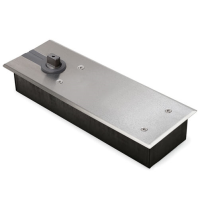 Floor Spring - Hydraulic Door Control in Stainless Steel