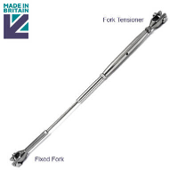 Fork Tensioner Wire Rope Assembly - Stainless Steel