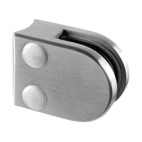 Glass Clamp - 6mm to 10.76mm - Tube Mount - Stainless Steel