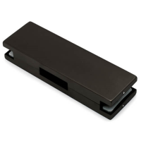 Glass Door Patch - Strike Box - Anthracite Black