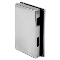 Glass Door Strike Box - Right Hand - Stainless Steel