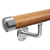 Handrail Kit - Oak - Tilt Adjust Plate Bracket