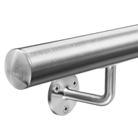 Handrail Kit - Stainless Steel - Angle Plate Bracket