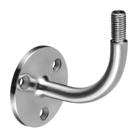 Handrail Plate Bracket - Smooth Angle to Screw Fix