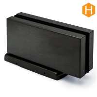 Hydraulic Door Patch Fitting - Anthracite Black