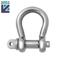 Lifting Bow Shackle - Stainless Steel - Long Safety Pin