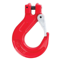 Lifting Clevis Sling Hook with Latch - Grade 80