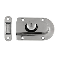 Magnet Slide Latch and Strike Plate  - Stainless Steel