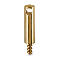 Mid Post - Brass - 6mm Bar Rail