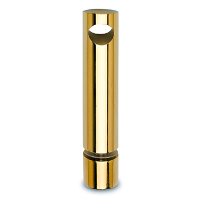 Mid Post - Glass Mount - Brass Finish - 10mm Bar Rail