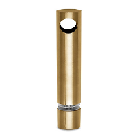 Mid Post - Glass Mount - Matt Brass - 10mm Bar Rail