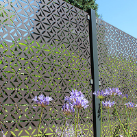 Motif Garden Screen - 3 Panel Kit - Aluminium