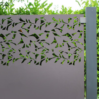 Privacy Garden Screen - 3 Panel Kit - Aluminium