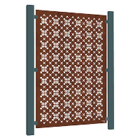 RHS Parterre Garden Screen - Corten Steel