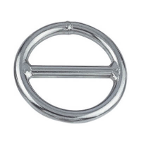 Round Ring with Centre Cross Bar - 316 Stainless Steel