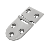 Short Sided D Shape Hinge - 5 Point - Stainless Steel