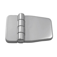Short Sided Hinge - Cover Caps - Stainless Steel