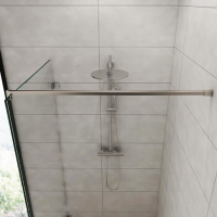 Shower Screen Support Arm Kit - Wall Mount - Square