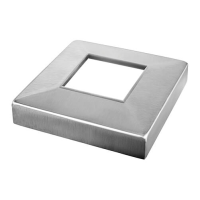Square Base Cover Cap for Floor Mounting Glass Clamp