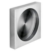 Square Door Grip - Flat Mount - Stainless Steel