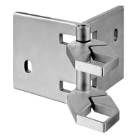 Square Flexible Corner Baluster Bracket - Wall Mount