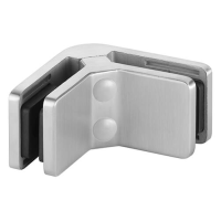 Square Glass Clamp - 90? Connector up to 12.76mm Glass