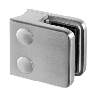 Square Glass Clamp - Glass up to 10mm - Tube Mount