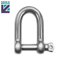 Stainless Steel D Shackle - Shake Proof Pin