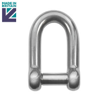 Stainless Steel D Shackle - Socket Head Pin