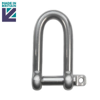 Stainless Steel Long D Shackle - Standard Pin