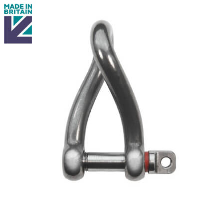 Stainless Steel Long Twist Shackle - Shake Proof Pin