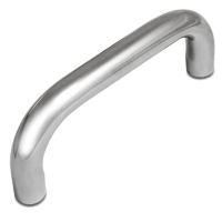 Stainless Steel Pull Handle - D Shape - Hidden Fix