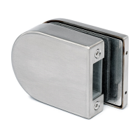 Stainless Steel Strike Box for Glass Door - D Shape