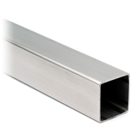 Stainless Steel Tube - 35mm Square Profile - Satin