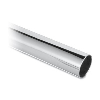 Stainless Steel Tube with Polished Chrome Finish - 19mm Diameter