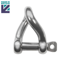 Stainless Steel Twist Shackle - Standard Pin