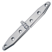 Stamped Strap Hinge - 6 Point Fixing - Stainless Steel