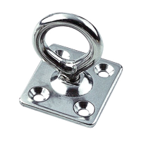 Swivel Eye Plate - Stainless Steel