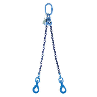 Swivel Self Lock Hook - 2 Leg Chain Sling - Grade 100