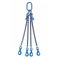 Swivel Self Lock Hook - 4 Leg Chain Sling - Grade 100