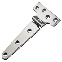 Tee Strap Hinge - 7 Point Fixing - Stainless Steel