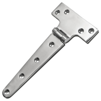 Tee Strap Hinge - 8 Point Fixing - Stainless Steel