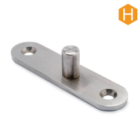 Top Pin for Glass Door Patch - Stainless Steel