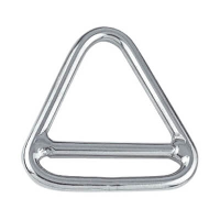 Triangle Ring with Cross Bar - 316 Stainless Steel