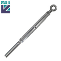 Turnbuckle - Eye to Swage Stud - Stainless Steel