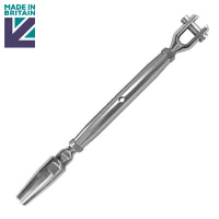 Turnbuckle - Fork to Swageless Stud - Stainless Steel